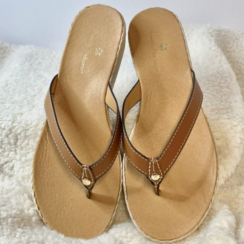 Authentic Tommy Bahama Leather Resort Sandals - Picture 16 of 16